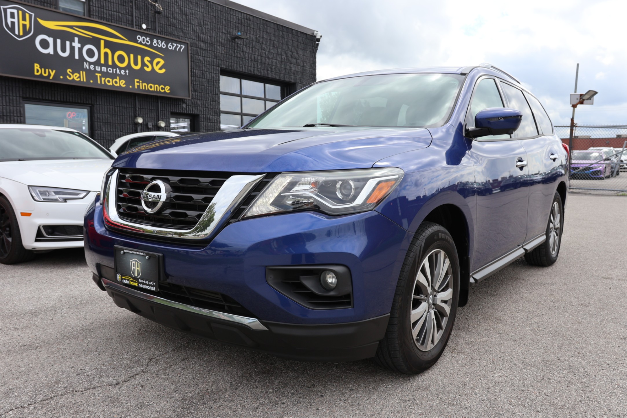 2018 Nissan Pathfinder SL-PREMIUM -7PASS-R STARTER/360 CAM/ADAPT CRUISE/NAV/BLIS/LEATHER/P SEATS/H SEATS/KEYLESS/BLUETOOTH/