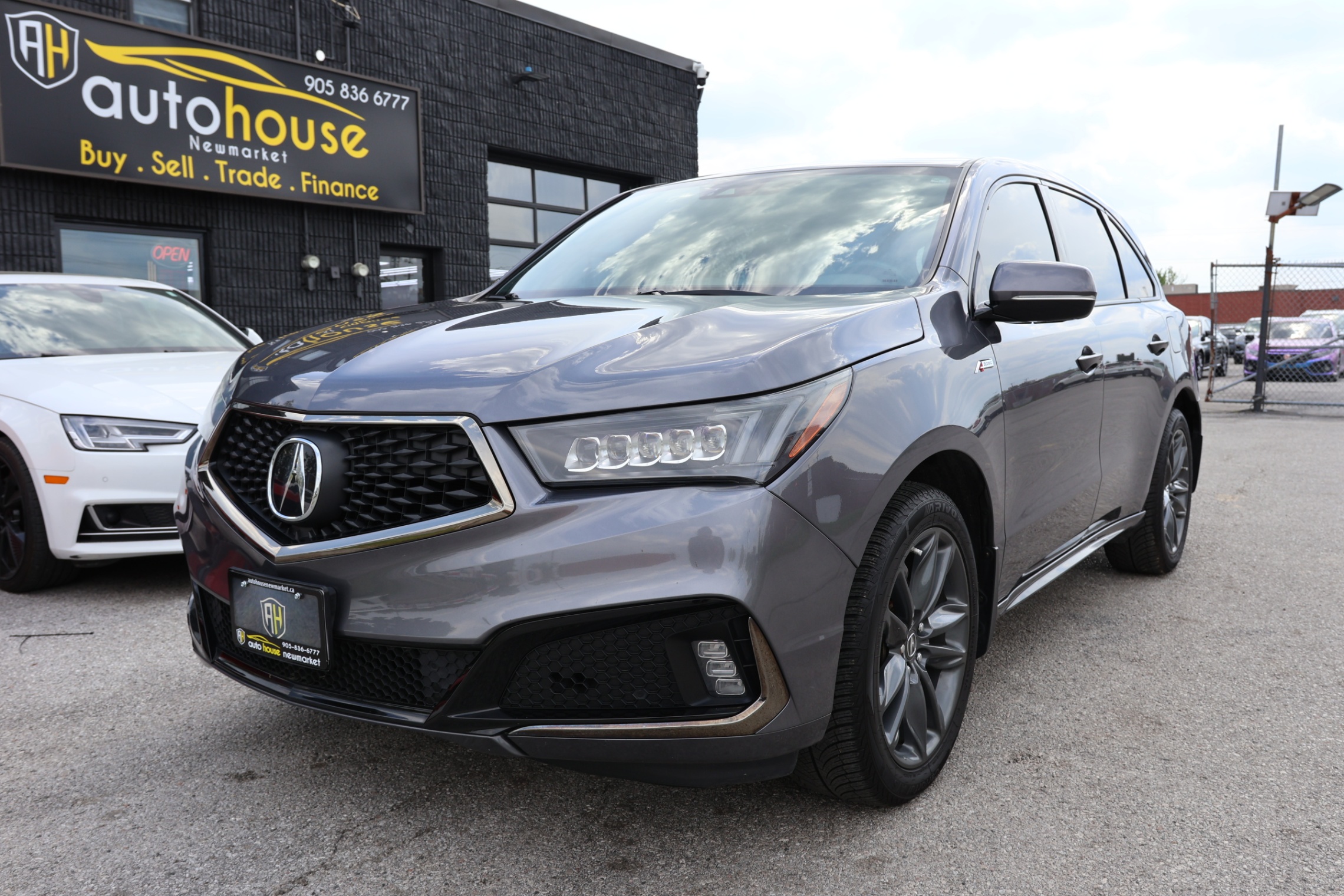 2019 Acura MDX A SPEC-SH-AWD-7PASS/R STARTER/ADAPT CRUISE/NAV/BCAM/LANE ASSIST/LEATHER&SUEDE/H SEATS & STEERING/BLU