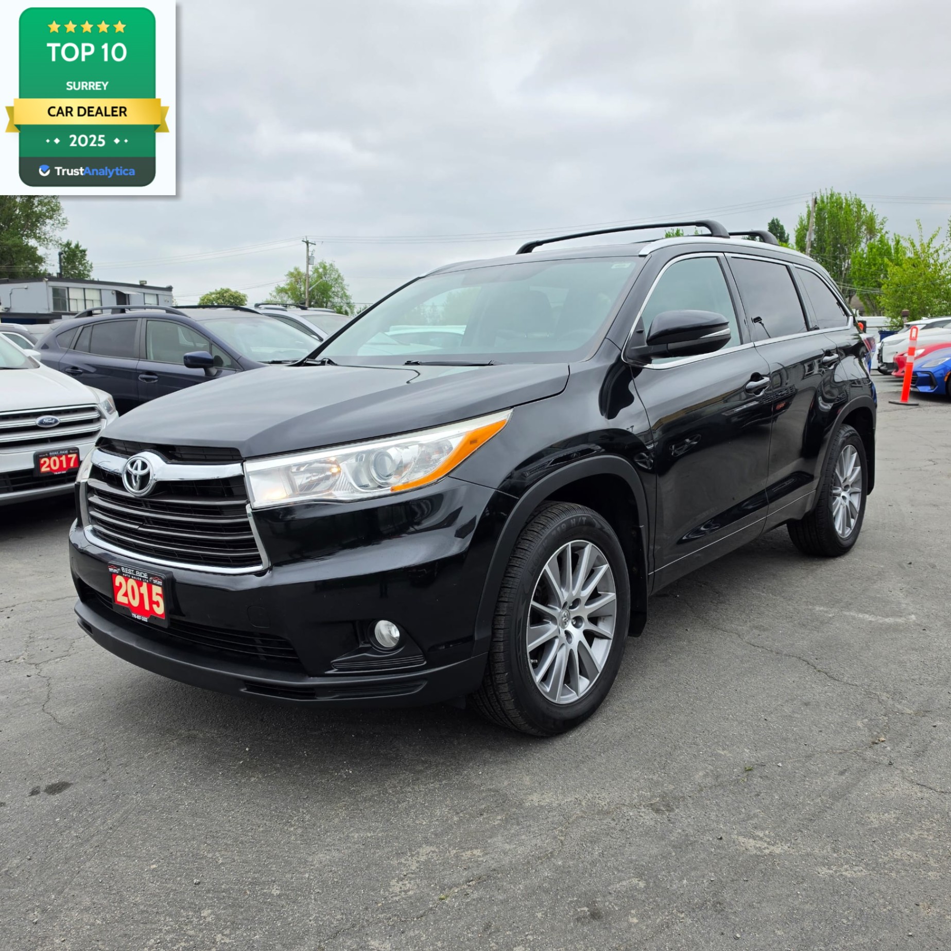 2015 Toyota Highlander AWD 4dr XLE (First Owner-Clean Title-Normal Status)