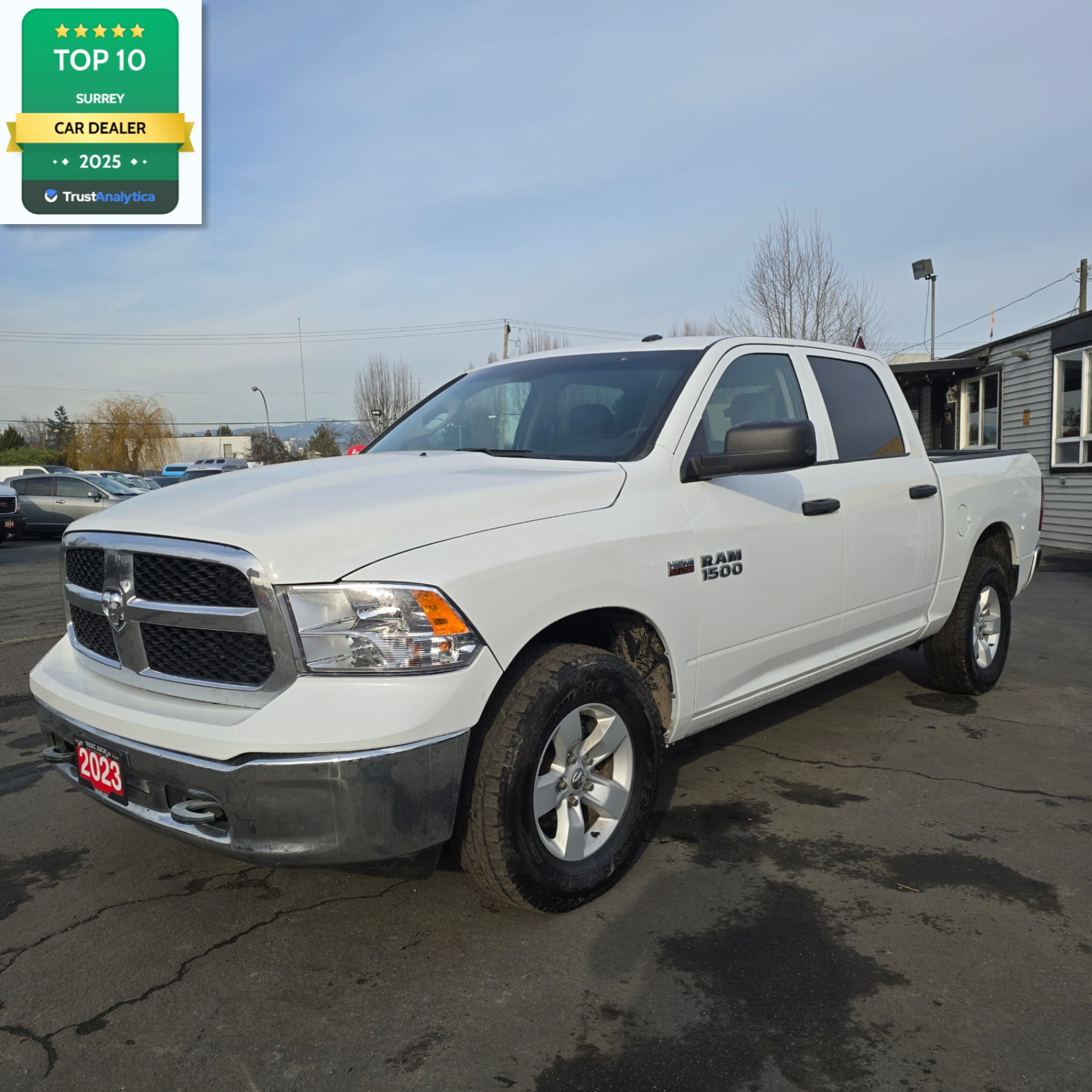 2023 Ram 1500 SLT 4x4 Crew Cab 5'7" Box (Certified Rebuilt Title)