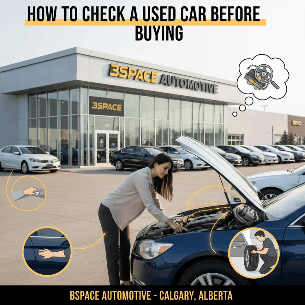 How to Check a Used Car Before You Buy It | BSPACE AUTOMOTIVE Calgary ...