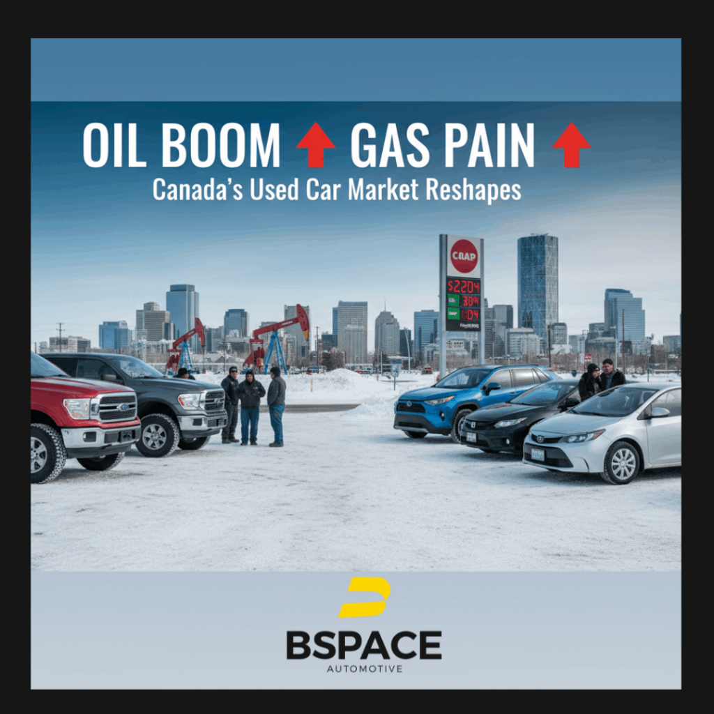 Oil Boom for Alberta, Gas Pain at the Pump: How the 2026 Iran War Is Already Reshaping Canada’s Used Car Market
