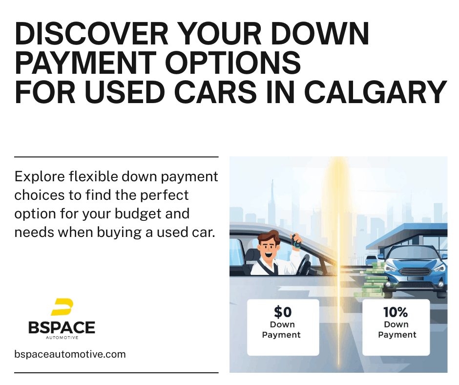 💰🚗 How Much Down Payment Do You Really Need for a Used Car in Calgary?