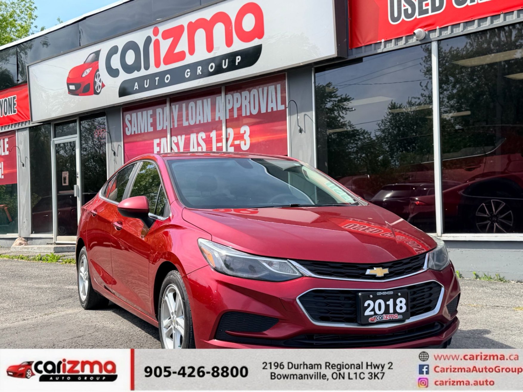 2018 Chevrolet Cruze 4dr Sdn 1.4L LT w/1SD