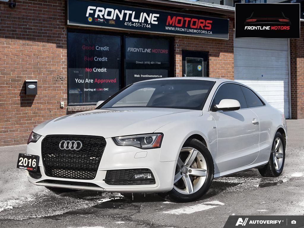2016 Audi A5 2dr Cpe Premium Plus S line *6-Speed Manual*