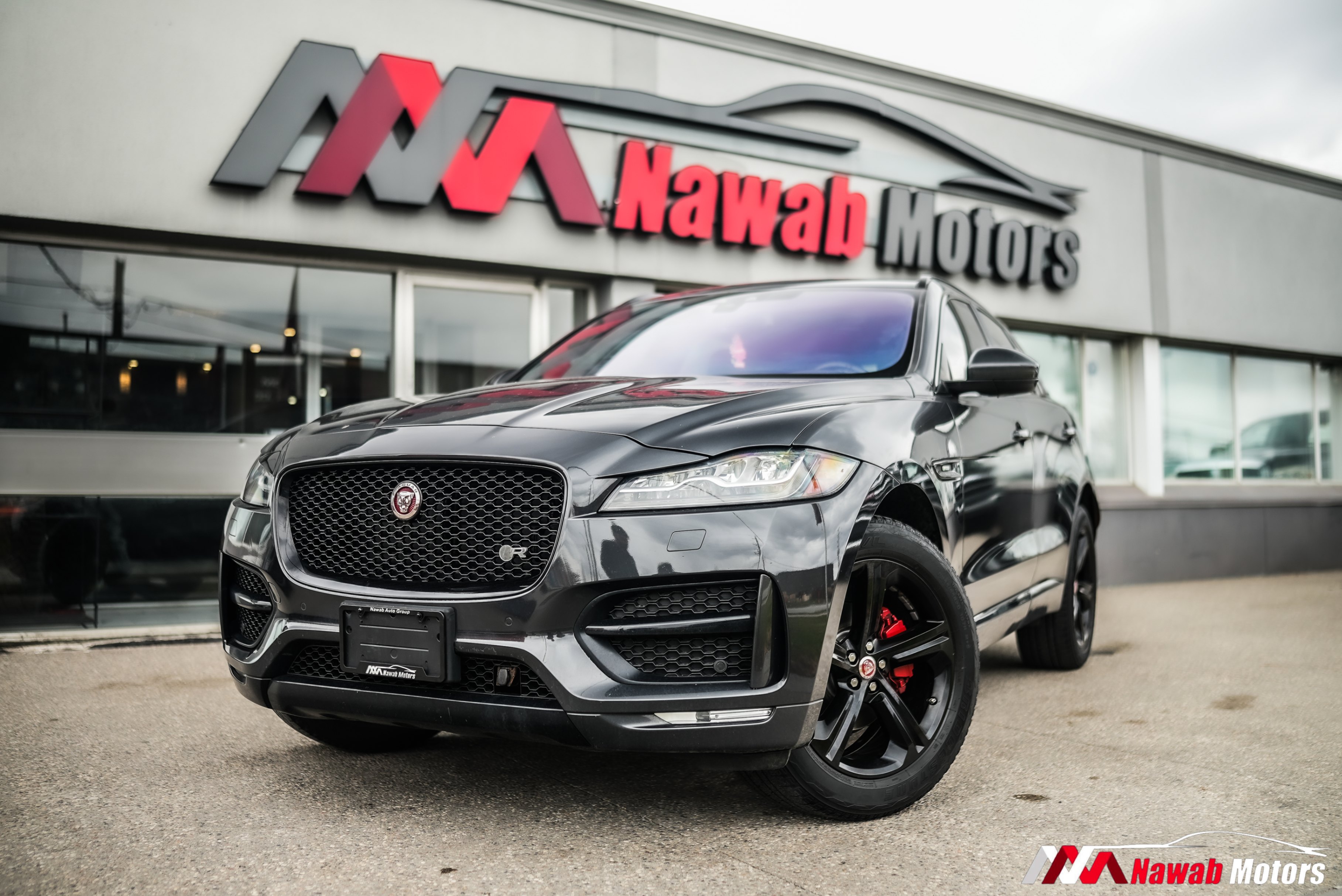 2018 Jaguar F-PACE 25T|R-SPORT|AWD|PANORAMICROOF|HEATED SEATS|ALLOYS|MERIDIAN AUDIO|RED LEATHER INTERIOR|