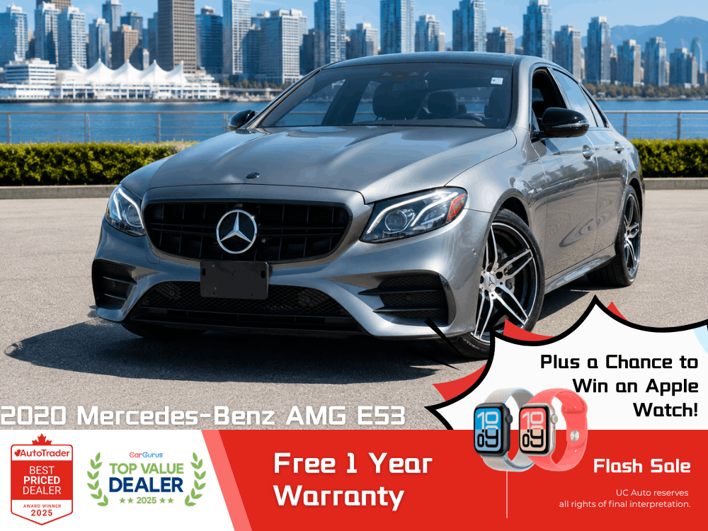 2020 Mercedes-Benz E-Class AMG E 53 4MATIC+/ NO ACCIDENT/ BC LOCAL/ ONE OWNER