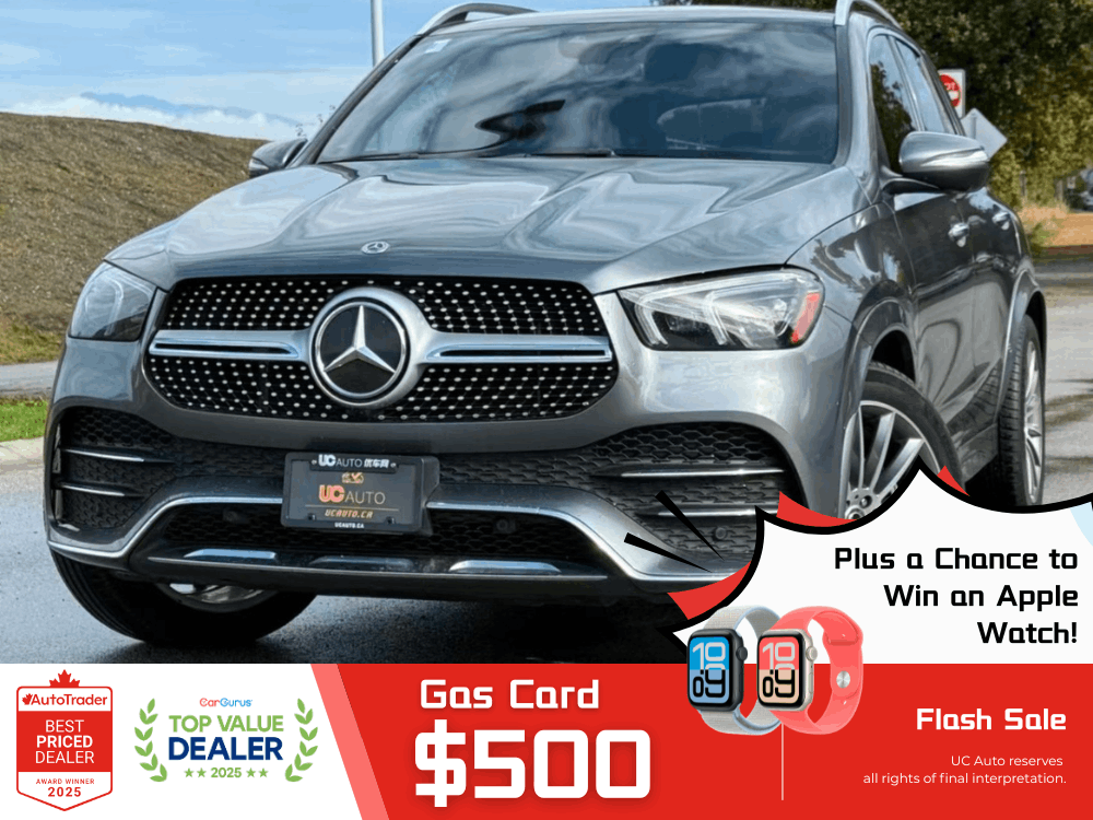 2021 Mercedes-Benz GLE GLE 450 4MATIC SUV/ NO ACCIDENT/ BC LOCAL