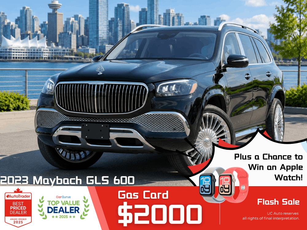 2023 Mercedes-Benz GLS Maybach GLS 600 4MATIC SUV/ NO ACCIDENT/ BC LOCAL/ ONE OWNER
