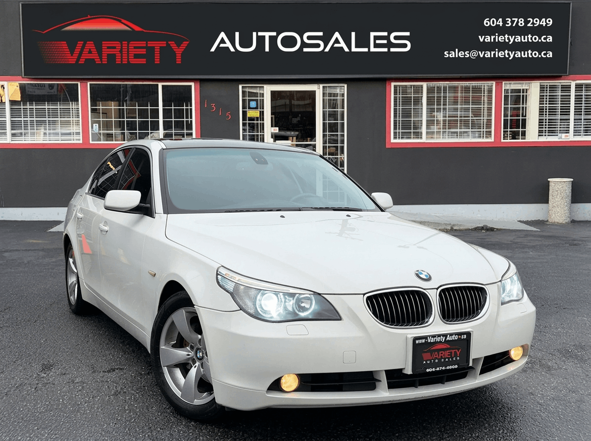 2006 BMW 5 Series 4dr Sdn RWD 525I-LUXURY PRRFORMANCE, FREE 10,000 KM COMPREHENSIVE LUBRICO WARRANTY!!