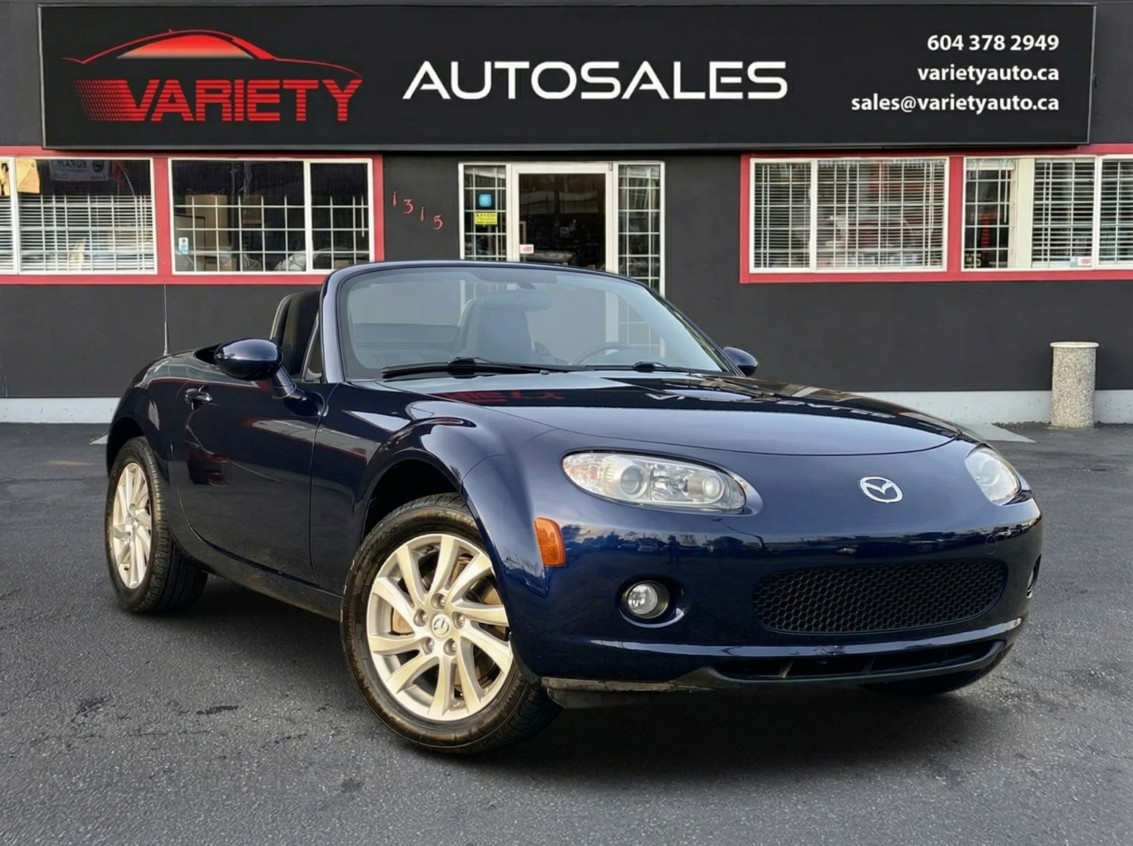 2008 Mazda MX-5 2dr Conv Auto Sport, Automatic | Fun to Drive, FREE 10,000 KM COMPREHENSIVE LUBRICO WARRANTY!!