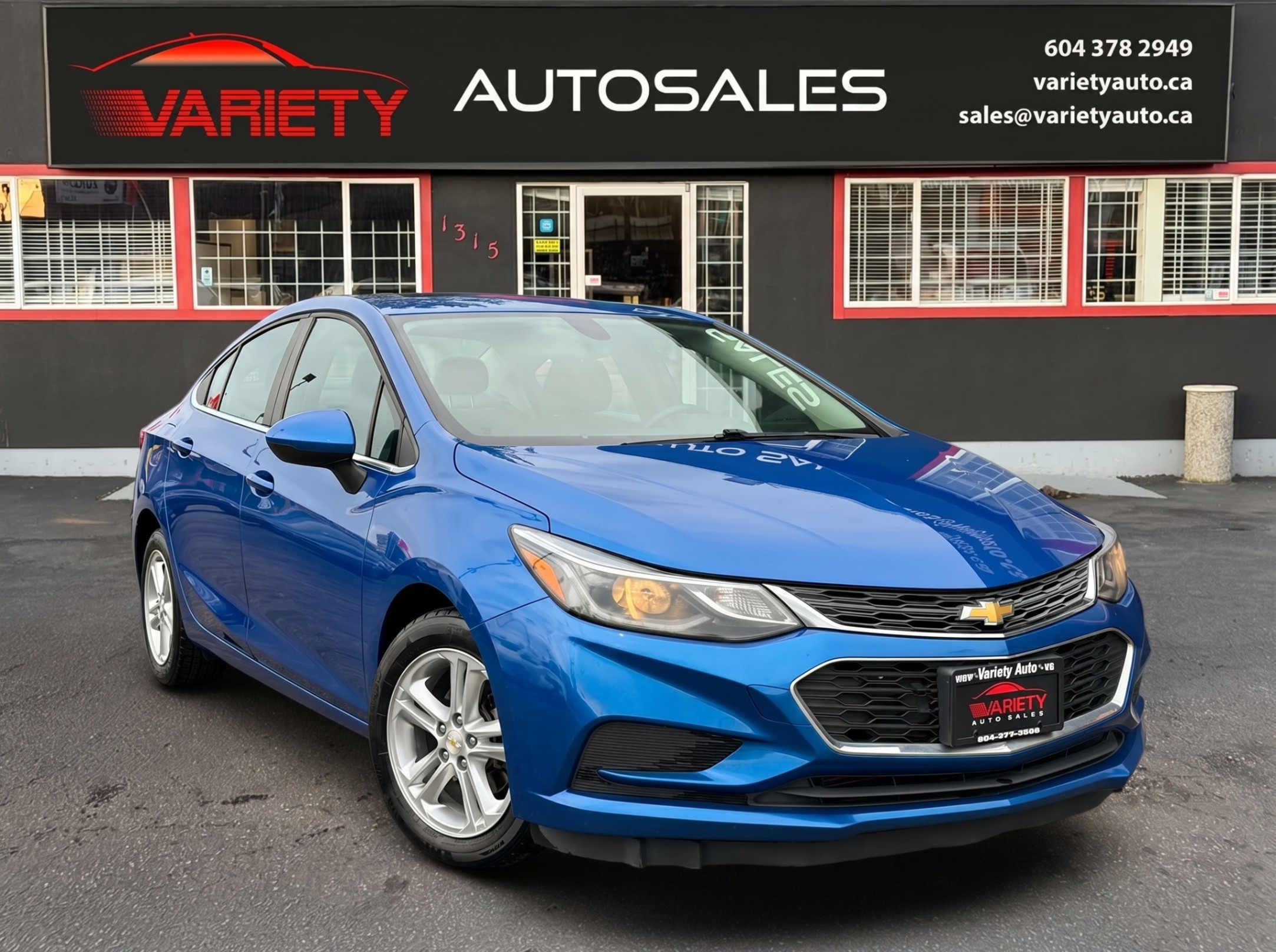 2017 Chevrolet Cruze 4dr Sdn 1.4L LT w/1SD, Fuel Efficient, FREE 10,000 KM COMPREHENSIVE LUBRICO WARRANTY!!